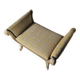 Swan neck bench, hand-carved, France, 1940s