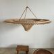 Suspension rattan saucer iron frame D:120 H:60