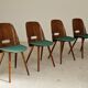 Set of 4 Lollipop chairs by Frantisek Jirak for Tatra 1960