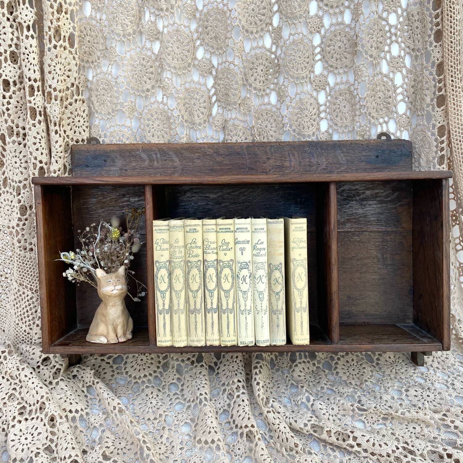 Antique wall shelf