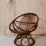 Rattan armchair