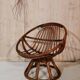 Rattan armchair