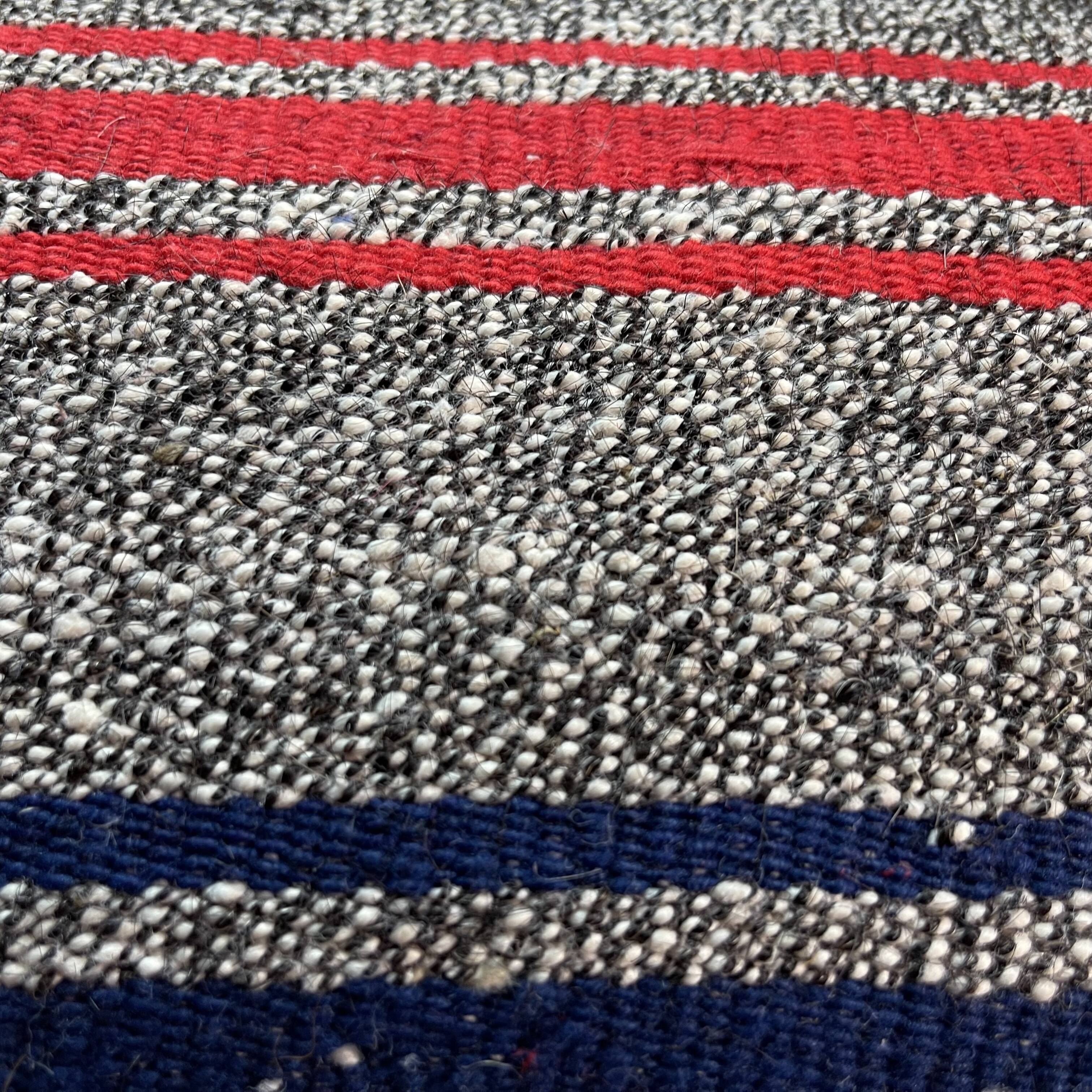 Housse de coussin kilim turc vintage, 30 x 60 cm