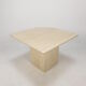 Italian Travertine Coffee Table, 1980s