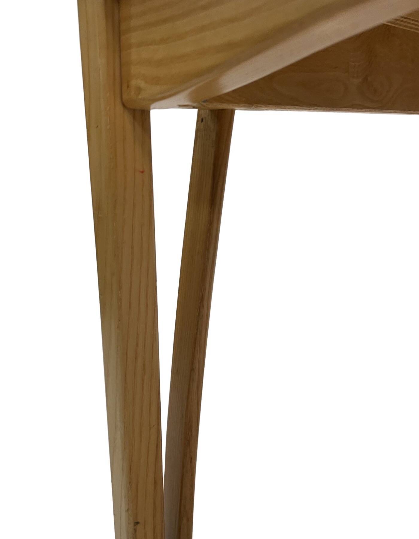 Vintage wooden chair 1980s minimalist design unique