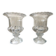 Elegant Pair of New Médicis Vases Decorative Glass Candle Holders