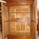 Large wardrobe Louis Philippe en noyer of the 19th siecle