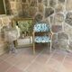 70s style wooden armchair