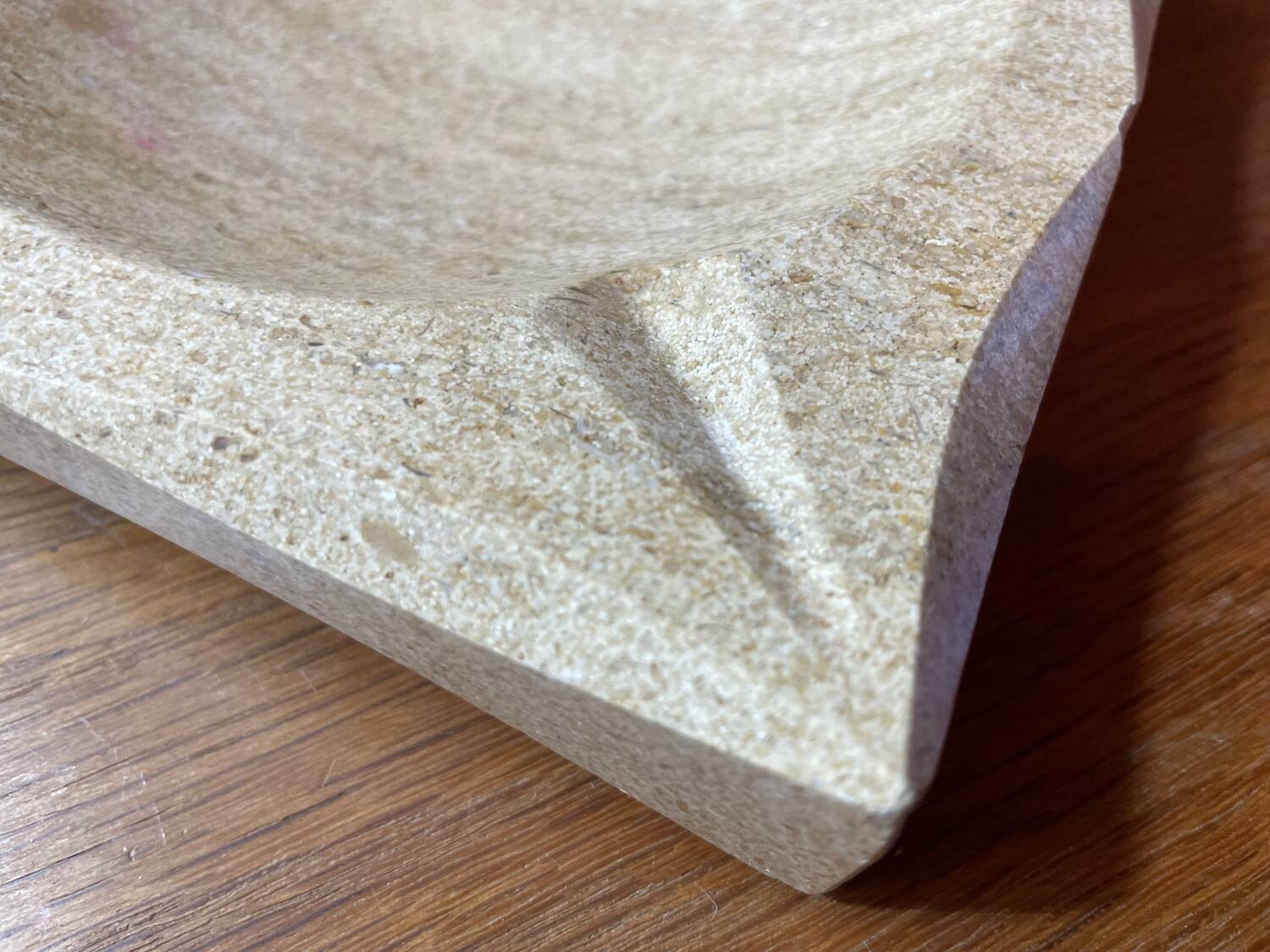 Polished bolster ashtray