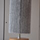 Wood and wool lamp