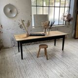 2m pine and oak farmhouse table