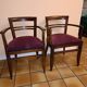 Paire de fauteuils bridge vintage 1940