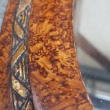 Oval mirror wood and gilding