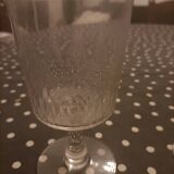 Verre en cristal anciens