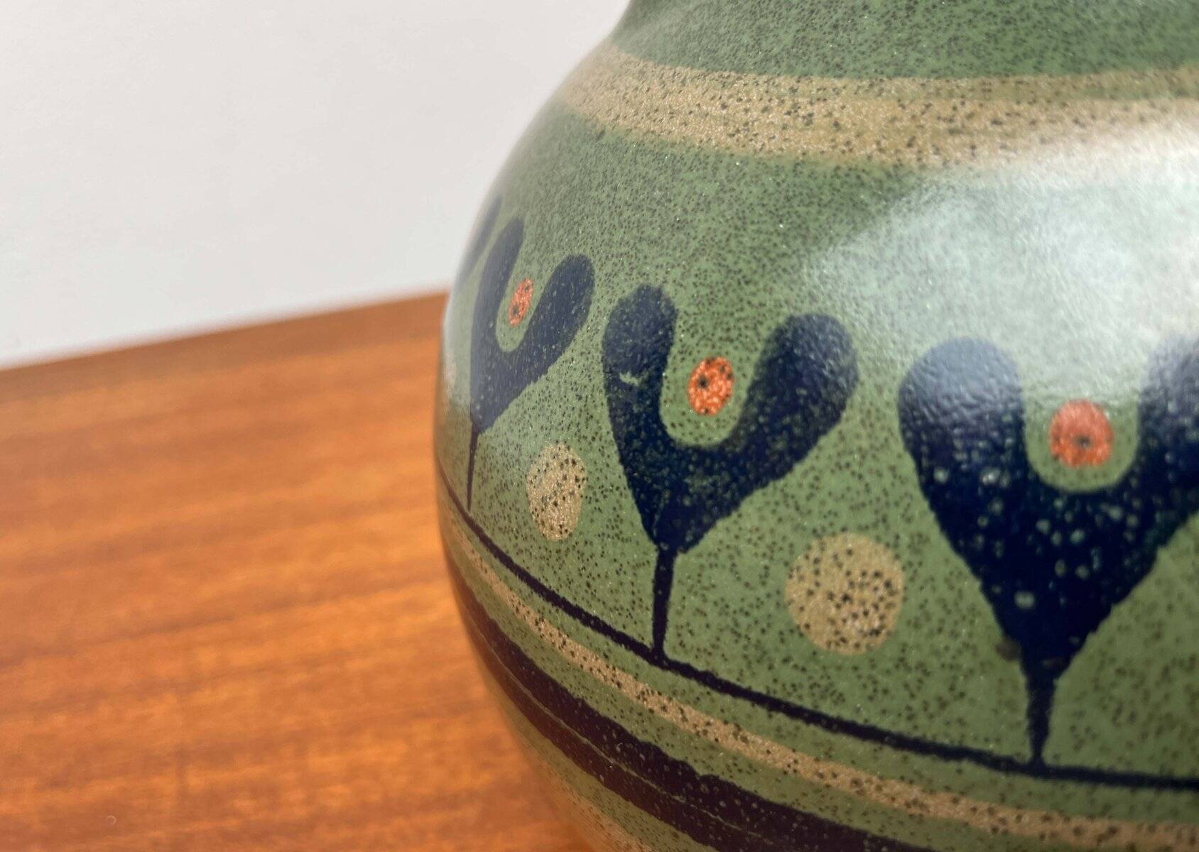 Carafe, vase vintage en céramique de KMK Keramik Manufaktur Kupfermühle, Allemagne années 1970