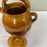 Chevrette, pichet en terre cuite ocre