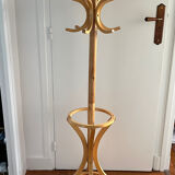 Wooden coat rack