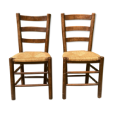 Straw chairs