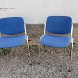 Série de 40 chaises de G. Piretti pour Castelli Anonima Castelli, Italie, années 1970