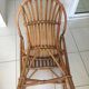 Pair of vintage rattan armchairs