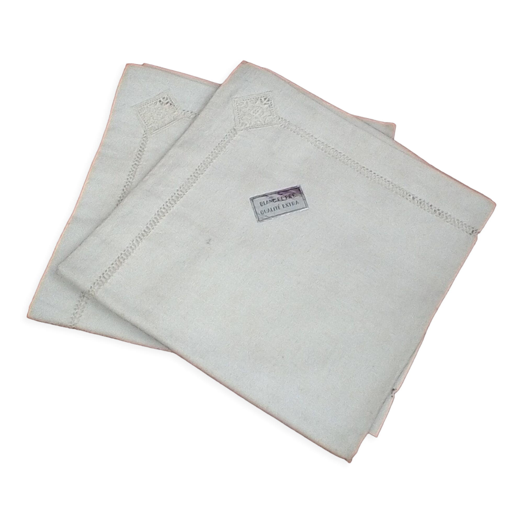 Linen pillowcases, vintage