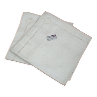 Taies d'oreiller en lin, vintage