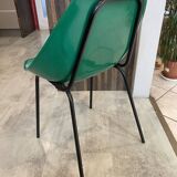 A shell chair by Pierre Guariche for Meurop, green, vintage 1960s