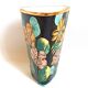 Vase Vallauris Monaco décor floral Hauteur 25,3 cm