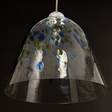 Suspension en verre de Murano conçue par Kalmar Autriche années 1970
