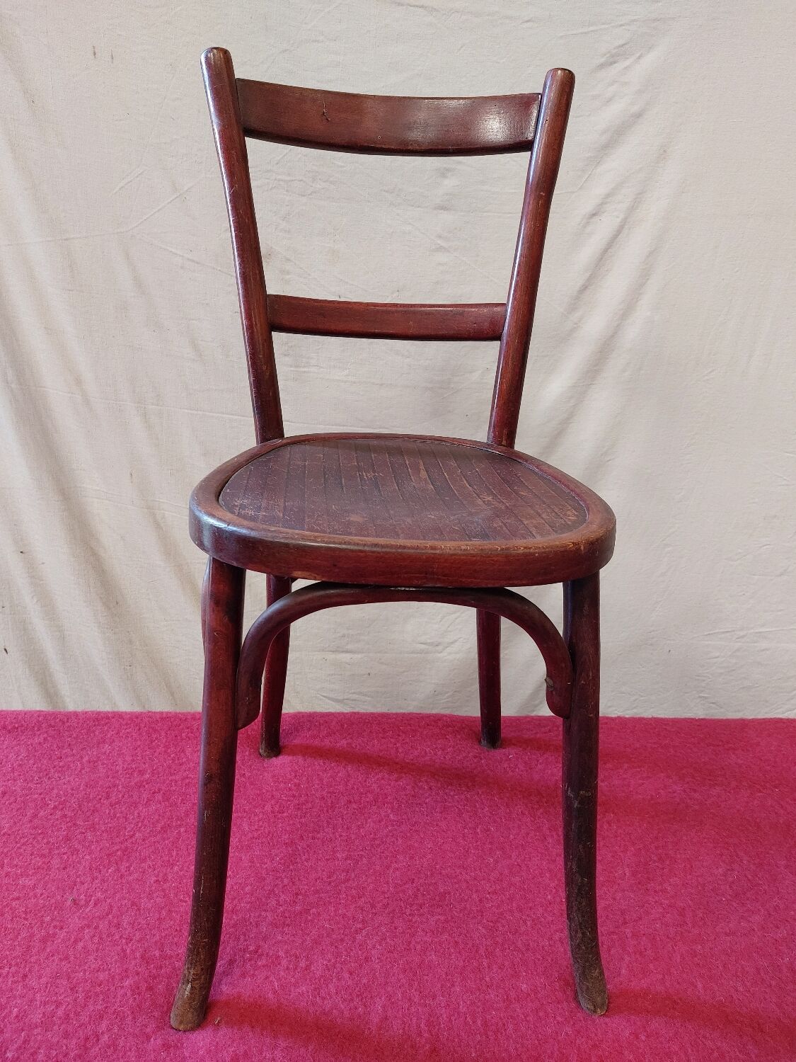 Vintage wooden bistro chair