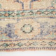 3x9 Pale Orange & Blue Vintage Runner Rug, 80x283Cm SK 6027