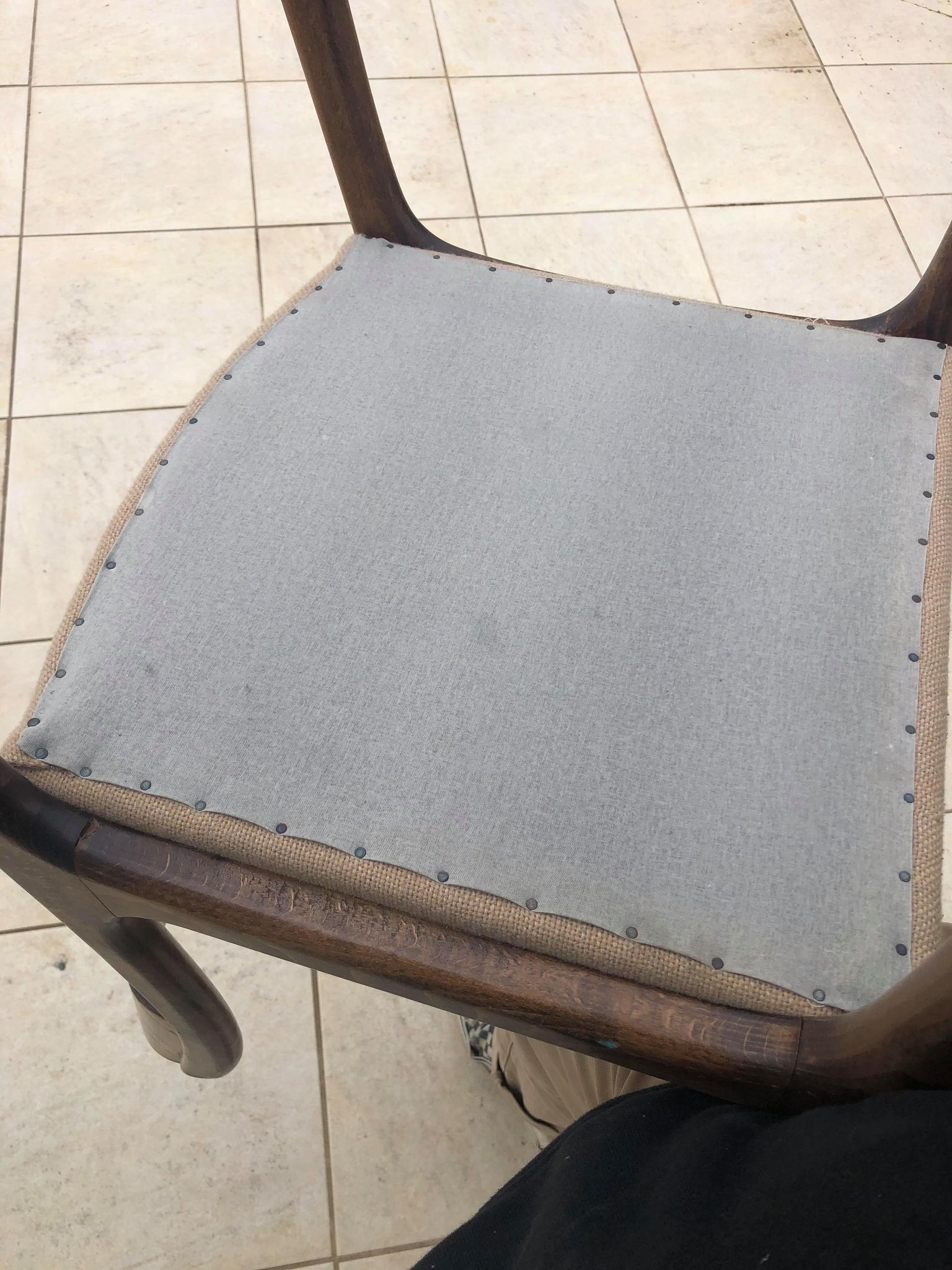 Lot of 6 chairs Baumann Sleigh