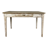 Farmhouse table with extension