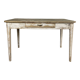 Farmhouse table with extension