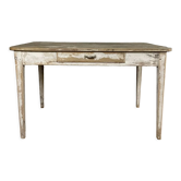 Farmhouse table with extension