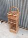 Panier bar en osier porte bouteille vintage