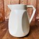 A pair of vintage ceramic jugs from the 1950s.