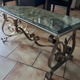 Ancienne table basse marbre