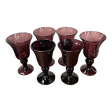 Set of 6 Biot stemmed glasses
