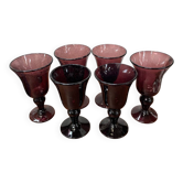 Set of 6 Biot stemmed glasses