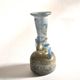 Ancient Murano vase amphora in iridescent blue blown glass – Italy