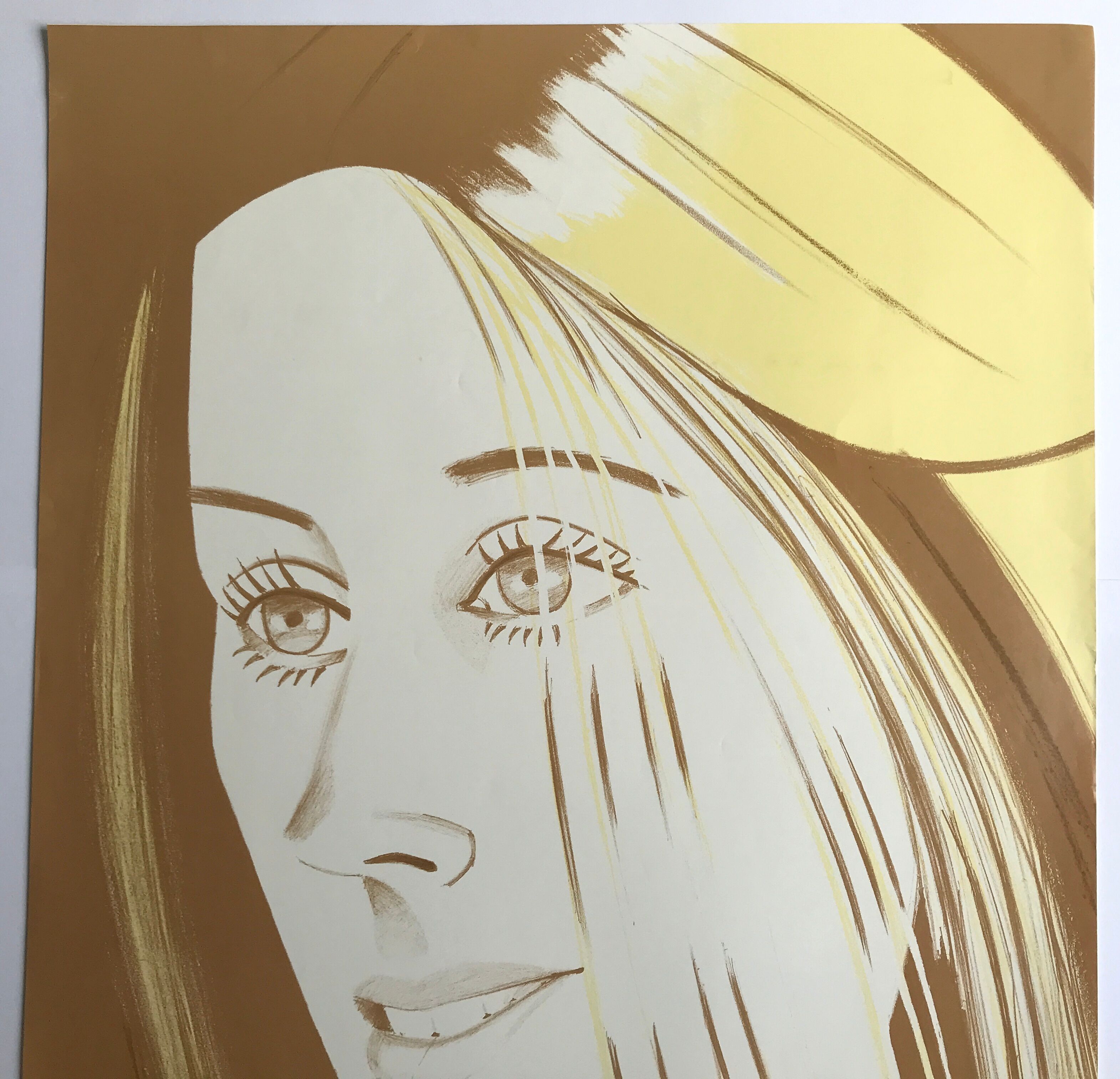 Original lithograph poster by Alex Katz, Galerie Roger d'Amécourt / FIAC, 1977