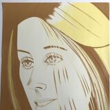 Original lithograph poster by Alex Katz, Galerie Roger d'Amécourt / FIAC, 1977