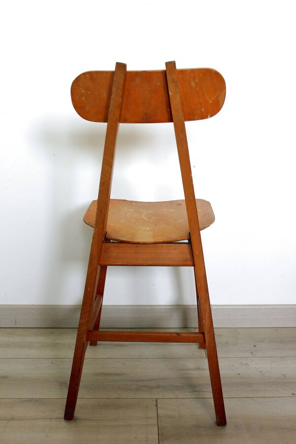 Chaise design bistrot scandinave vintage année 60