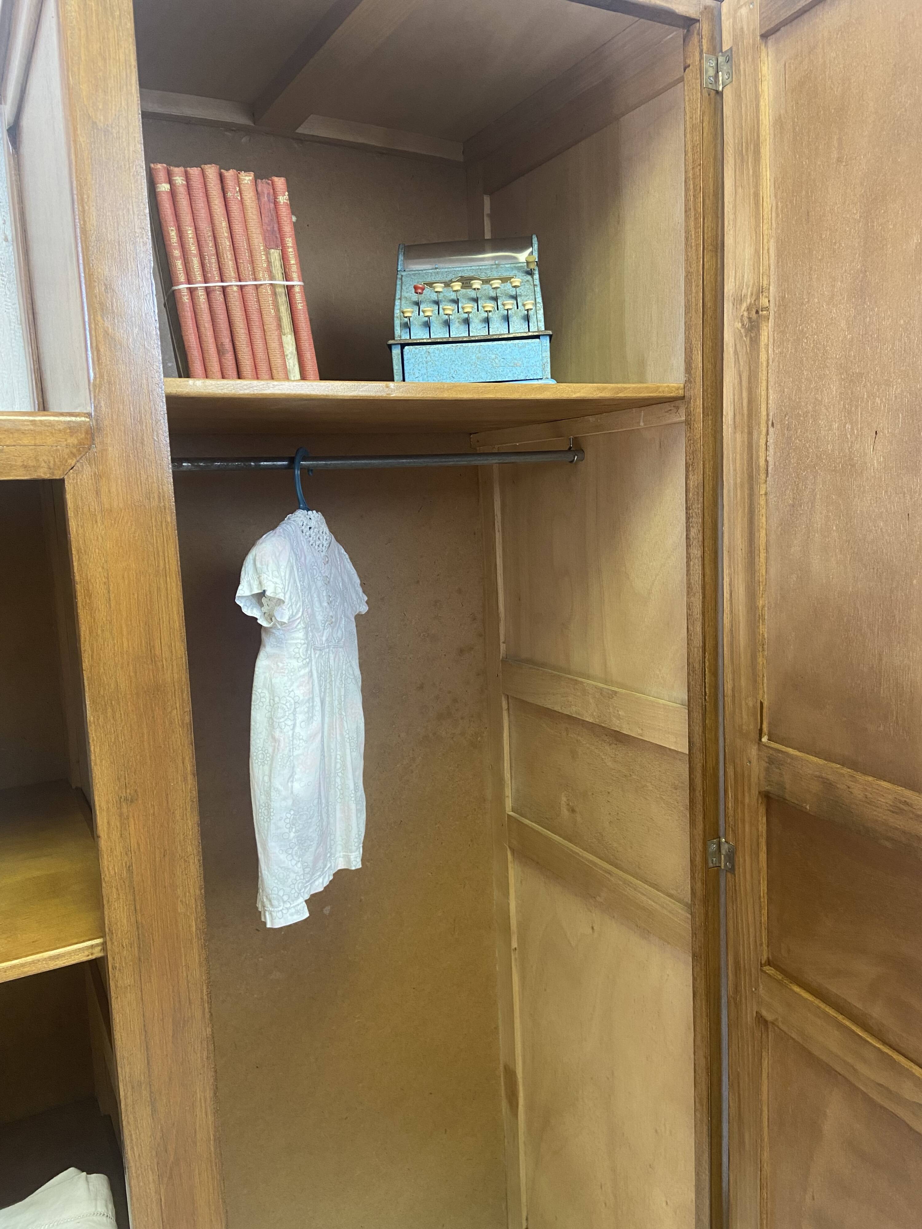 Vintage asymmetrical wardrobe