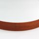 Scandinavian teak mirror with 1950s 19.5cm leather strap