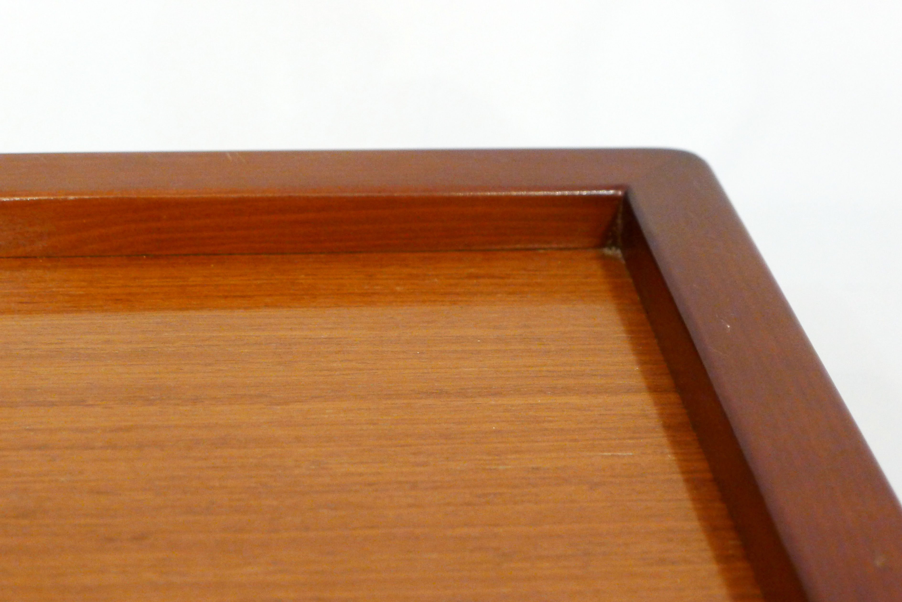 Table basse carrée bois & métal