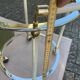 Chariot de bar verre et laiton 1960