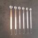 Set of 6 Italian cocktail spoons 1970s