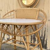 Anne bamboo dressing table vintage, 1960s